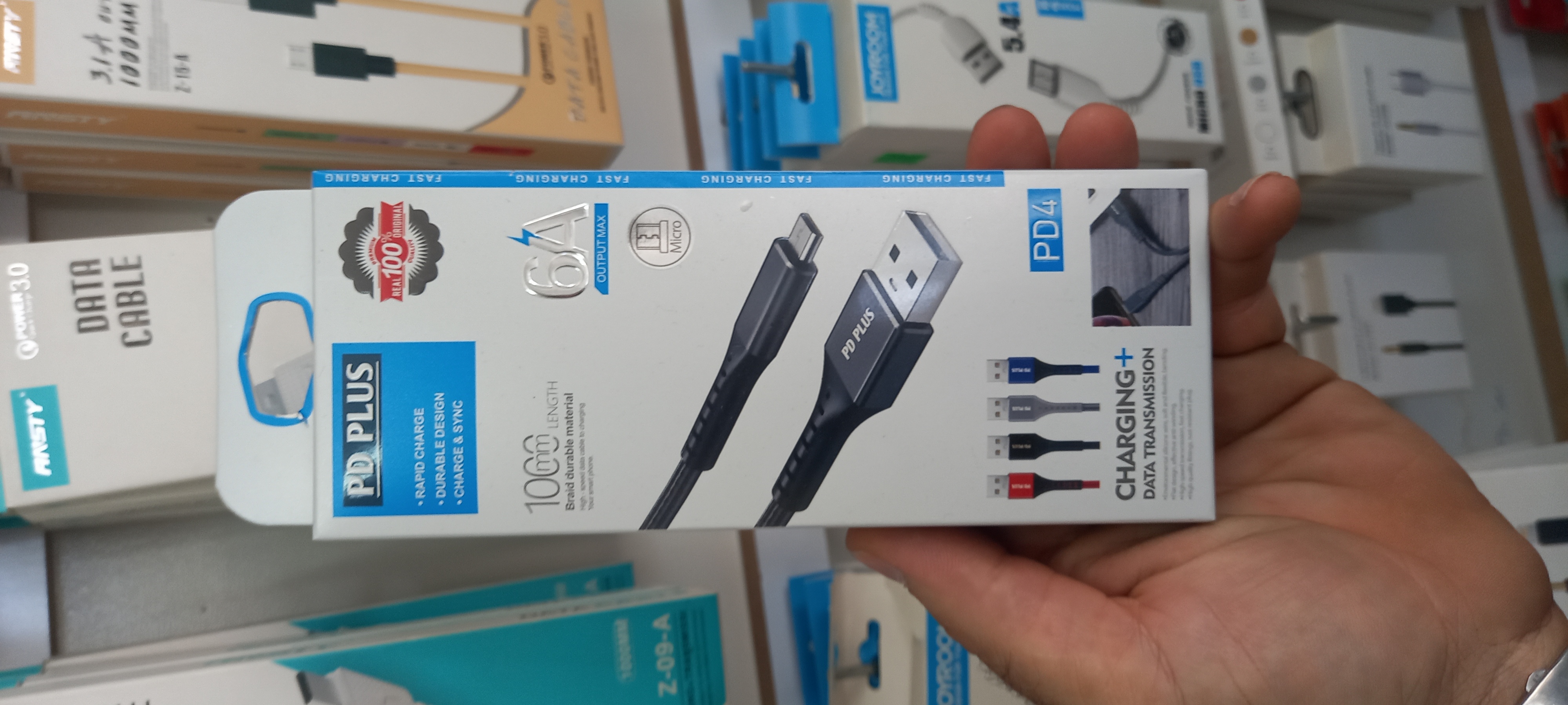 کابل USB میکرو PD PLUS-کنفی فلزی