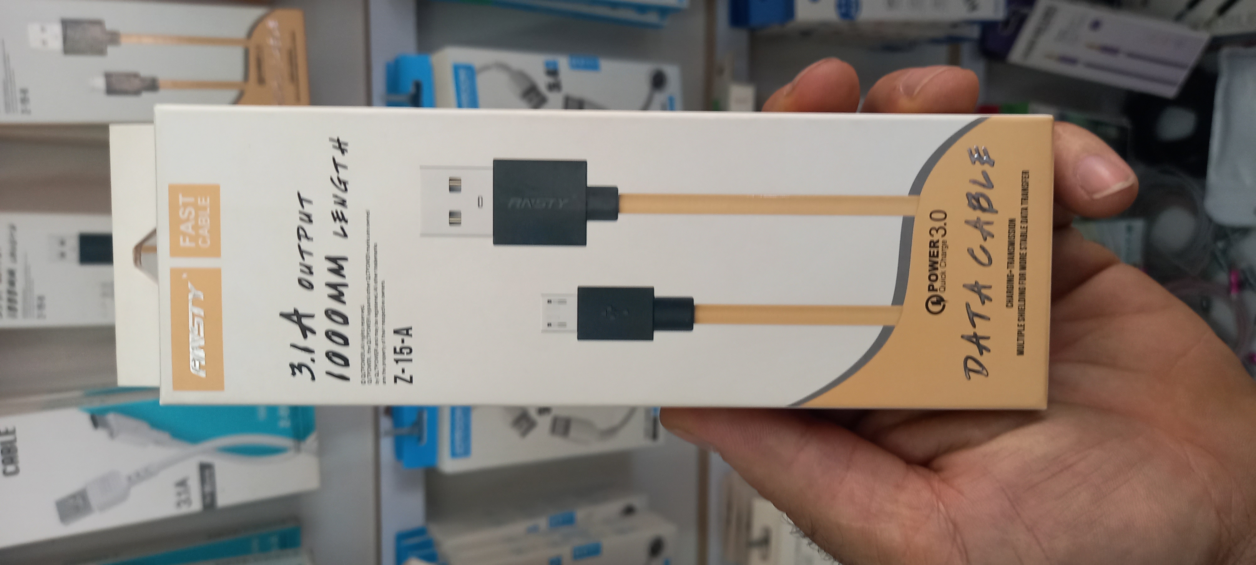 کابل USB میکرو ANSTY-سیلیکونی چند رنگ