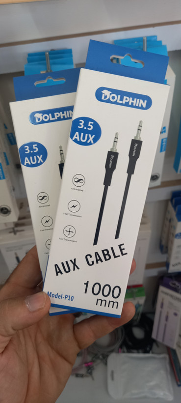 کابل ۳.۵ میلیمتری DOLPHIN. AUX-جنس سیلیکونی
