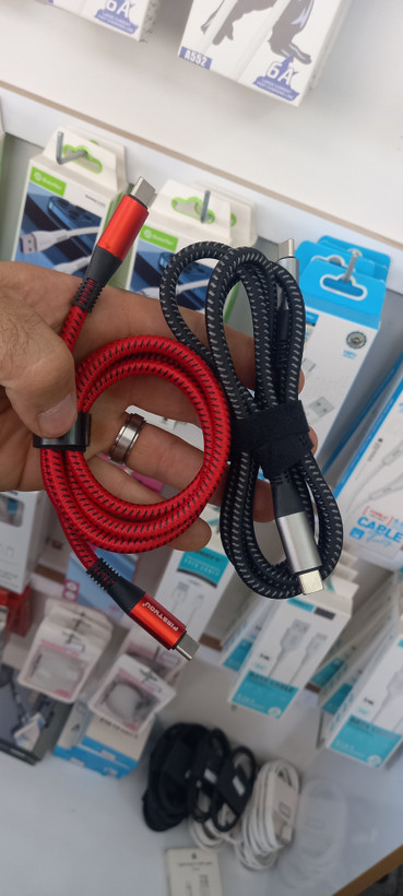 کابل ۶آمپر دوسر تایپ سی Type C (DATA CABLE) - کنفی ضخیم