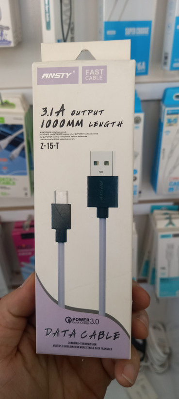 کابل USB TYPE C فست ۳.۱ آمپر (ANSTY)