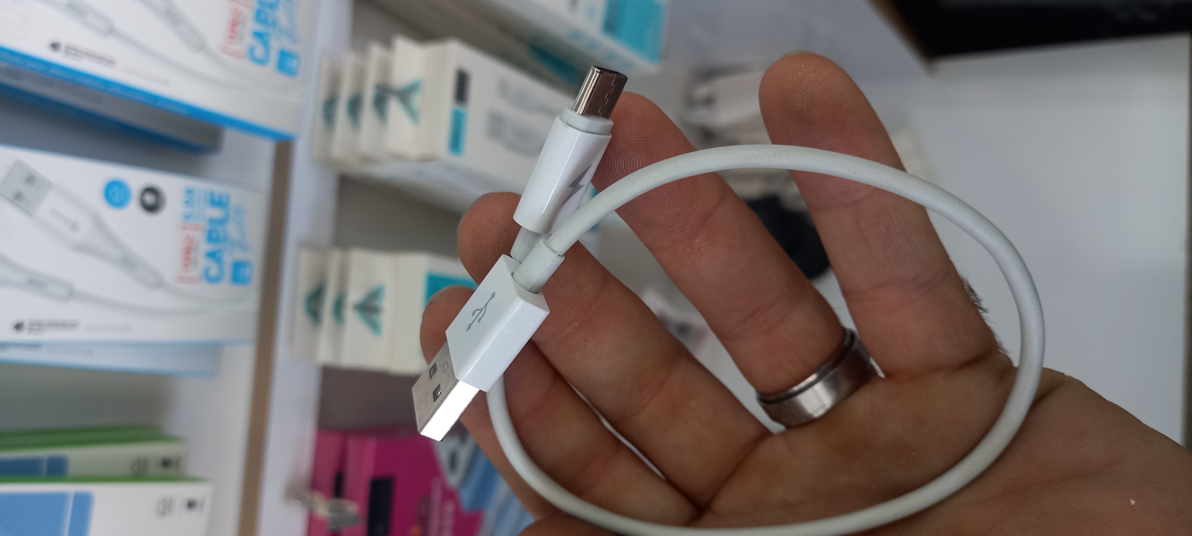 کابل USB TYPE C پاور بانک ۶ آمپر
