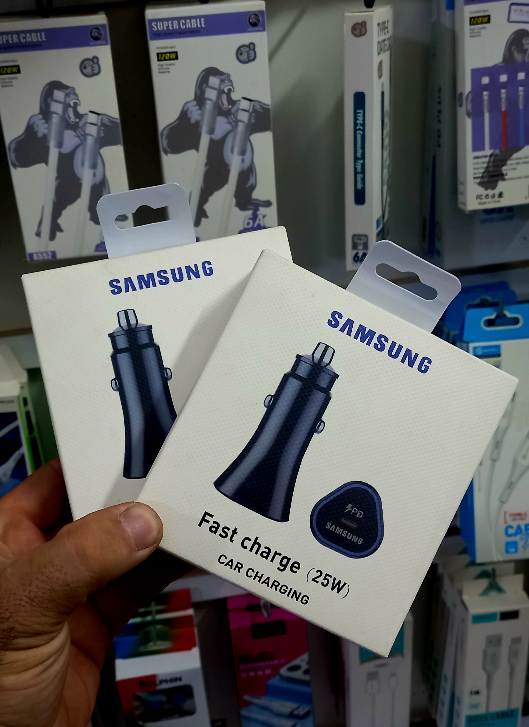 شارژر ۲۵ وات  فست شارژ SAMSUNG